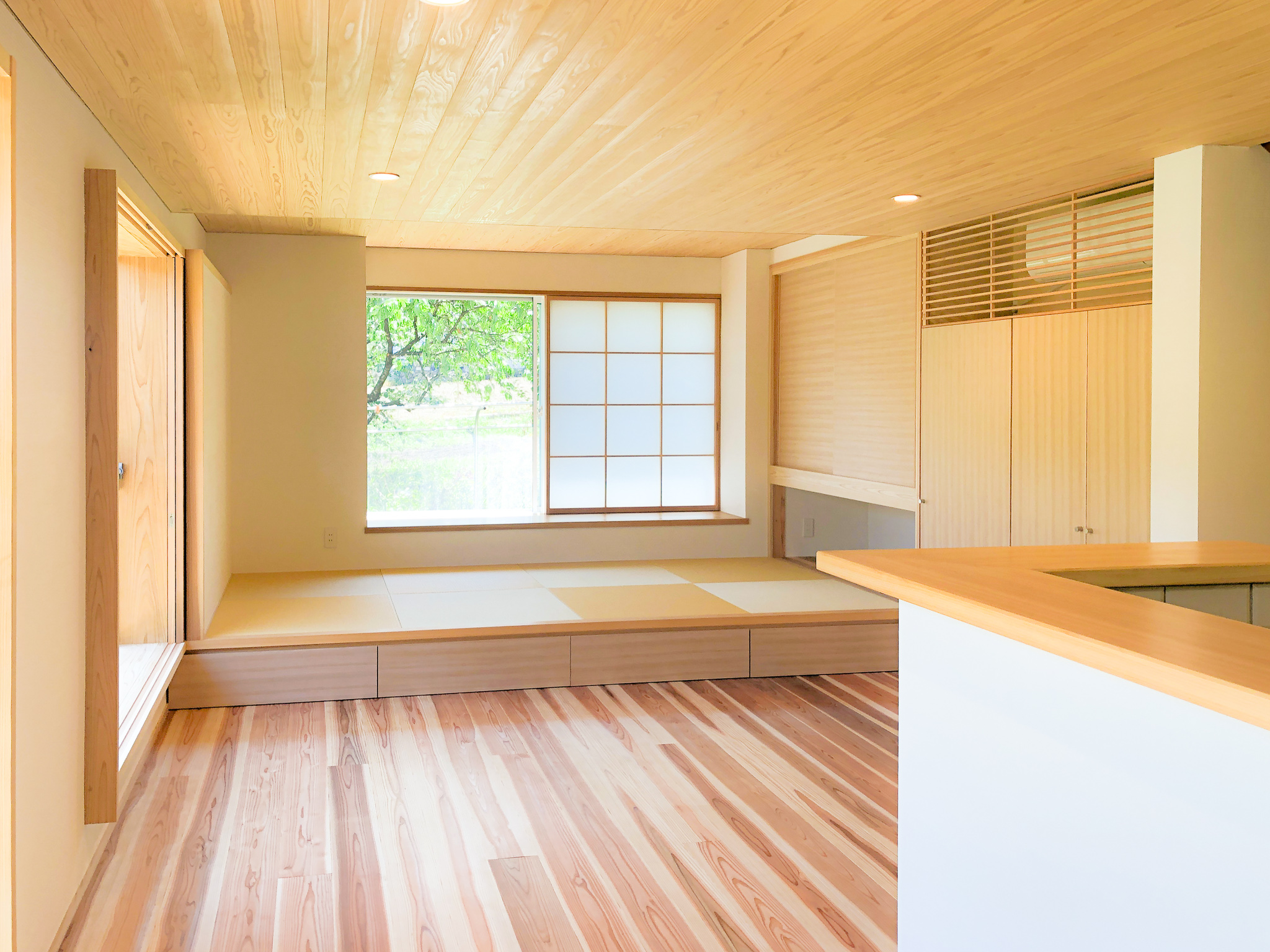 リビングに畳コーナーをオススメする理由! - キグミノイエ【長野県東御市 伝統工法にこだわった木組みの家】